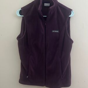 Columbia Deep Purple Fleece Vest